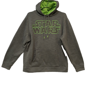 Men’s Star Wars‎ Hoodie Pullover with Pockets Gray, Size XL